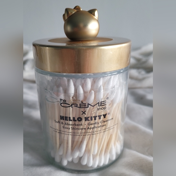 The Creme Shop Hello Kitty Reusable Glass Collectible Jar 180 w/Dual End Cotton - Picture 3 of 7